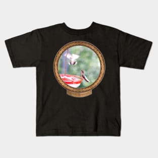 Conflict Among Hummingbirds Kids T-Shirt